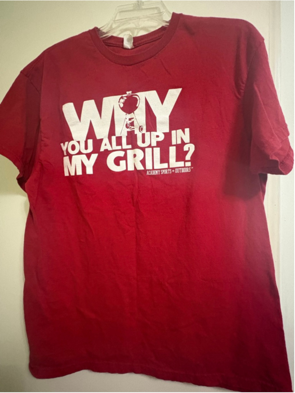 Delta Pro Weight Red Grill Graphic Short Sleeve Tee L - Picture 1 of 2